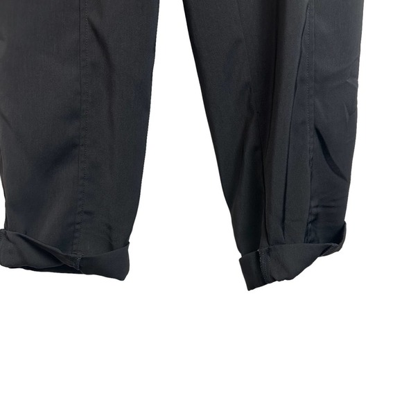Michael Kors Basic Pants Women’s sz. Petite S Black w/ 2 Pockets Folded Hem - Picture 3 of 8